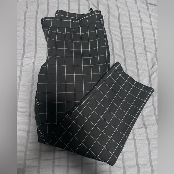 Amanda & Chelsea Pants - Amanda + Chelsea checkered business pants